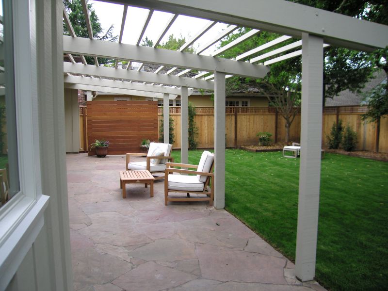Arched Pergola Installation