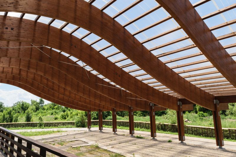 Arched Pergola Installation
