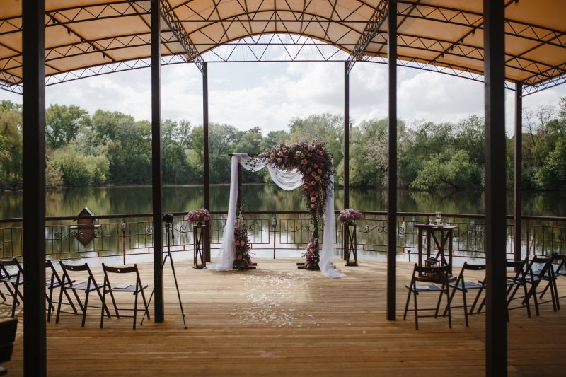 Arched Pergola Installation
