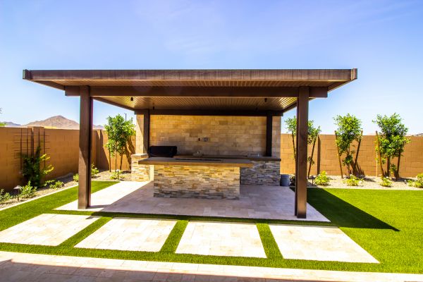 Covered Pergola Installation