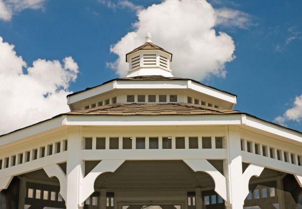 Roofed Gazebo Installation